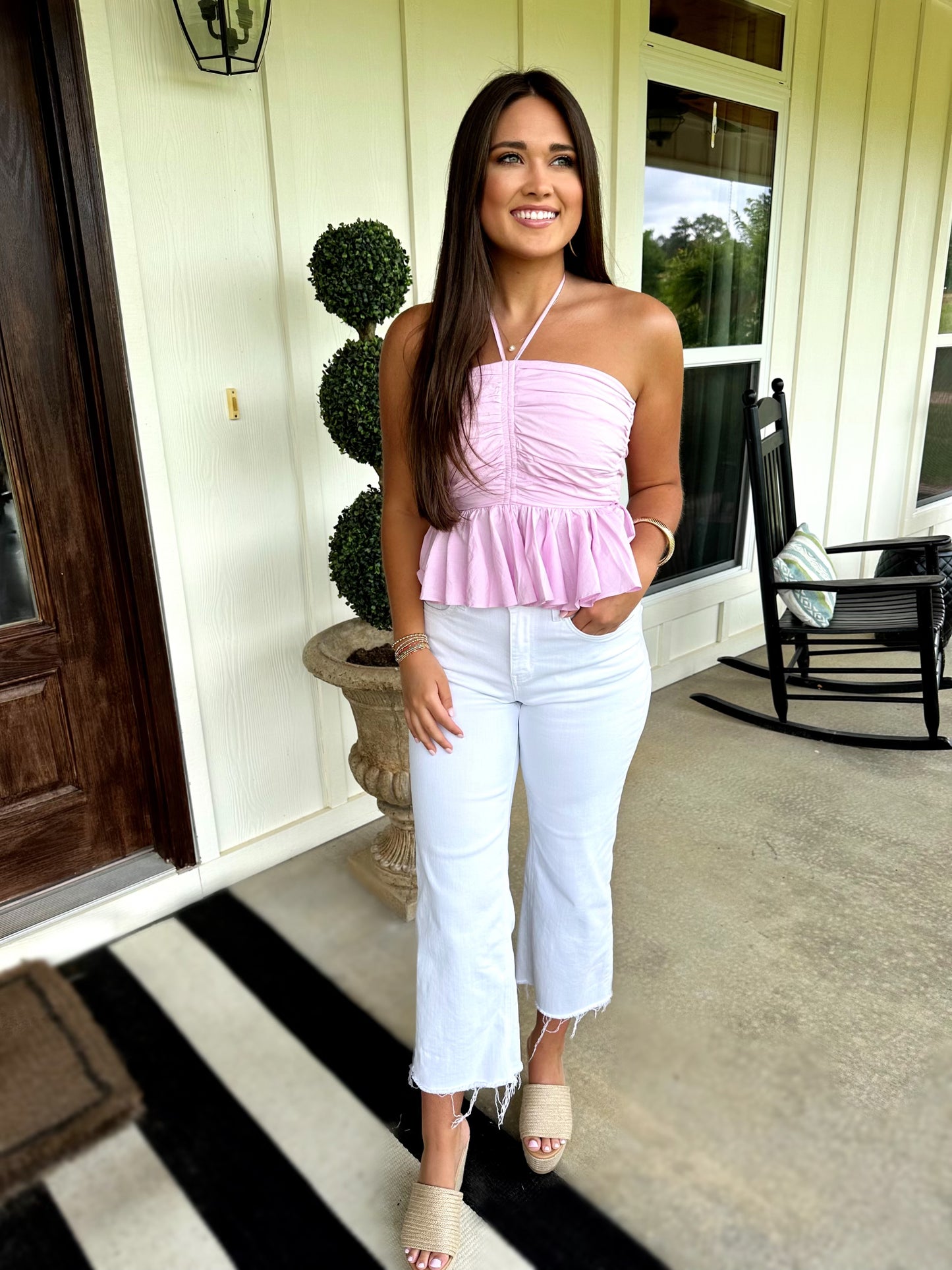 Pink Halter Top