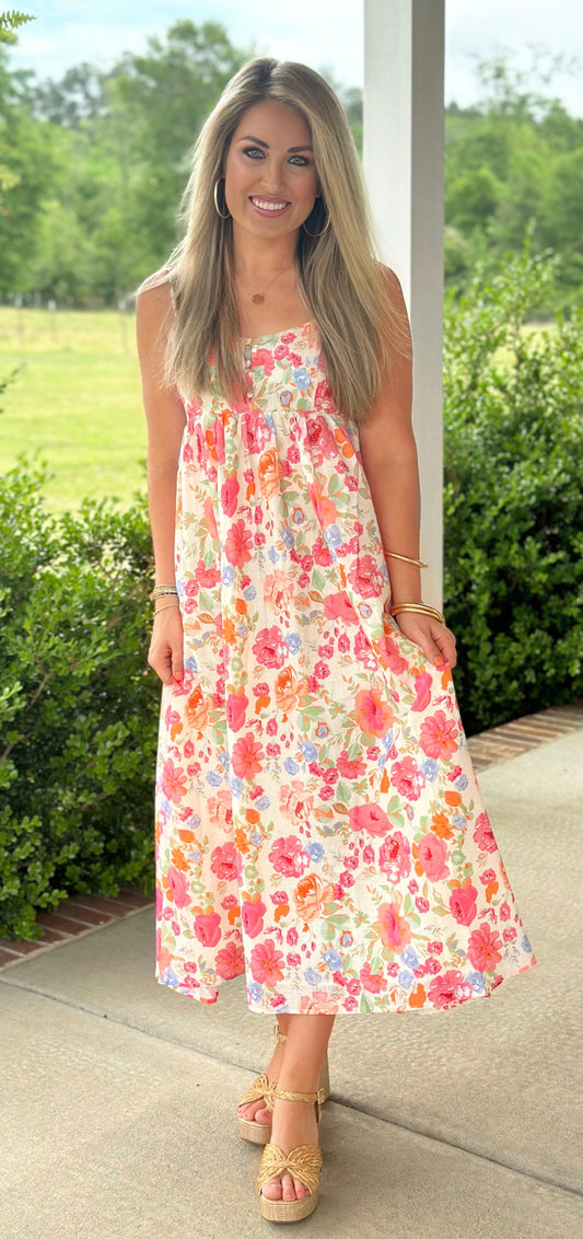 Multi Floral Dress