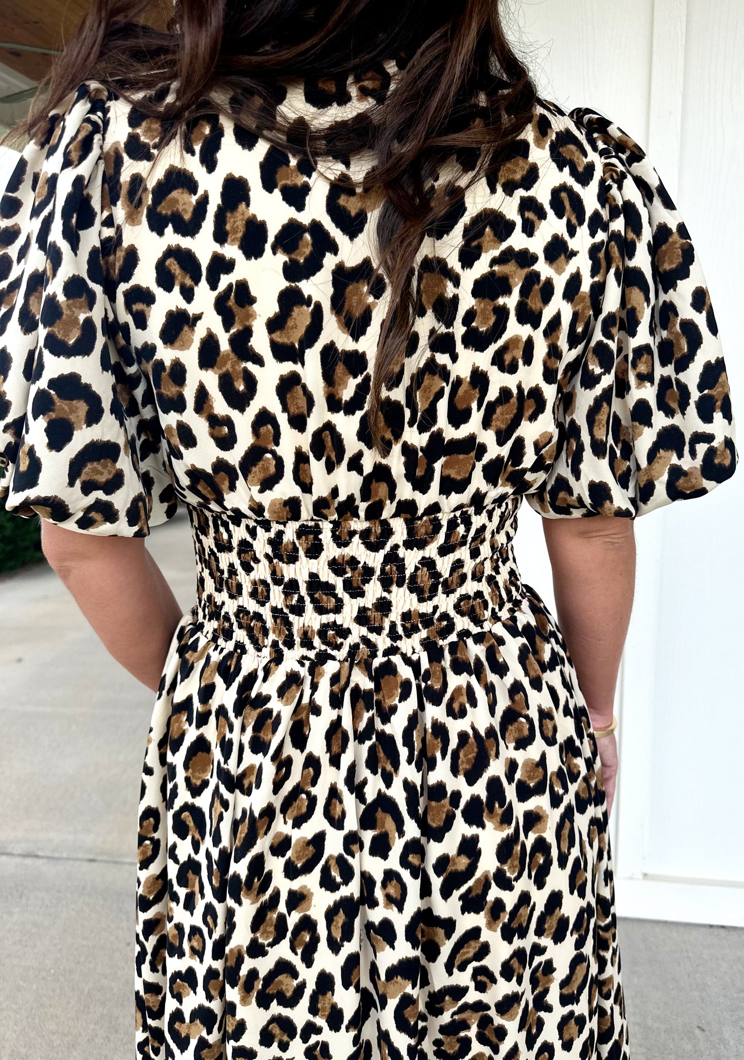 Leopard Zipper Dress