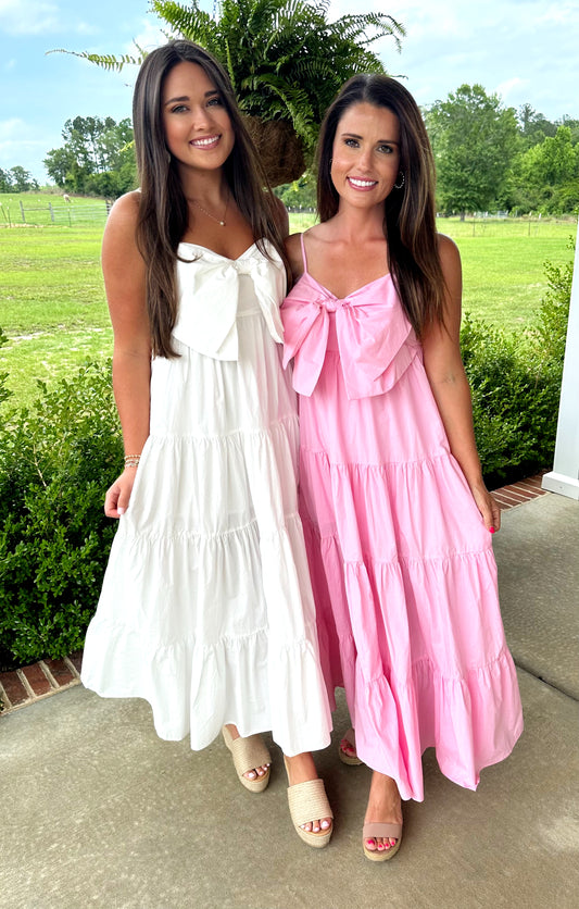 Front Bow Maxi Dress