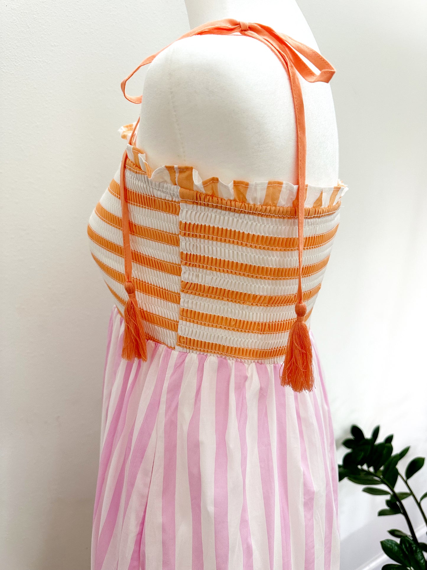 Sherbet Striped Maxi Dress